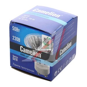 Изображение 3, C-GU1050 Лампа галогенная GU10 50W 220V CAMELION