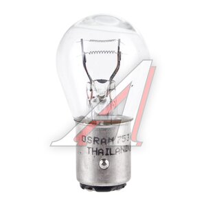 Изображение 1, 7537CLC Лампа 24V P21/5W BAY15d OSRAM