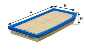 Изображение 3, AG653 Фильтр воздушный MERCEDES E (W213), С (W205) GOODWILL