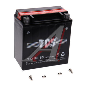Изображение 2, 6СТ16 YTX16L-BS Аккумулятор TCS AGM 16А/ч