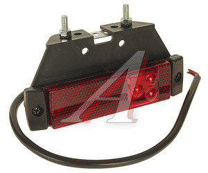 Изображение 1, M720307 Фонарь габаритный LED 24V красный с кронштейном АТ