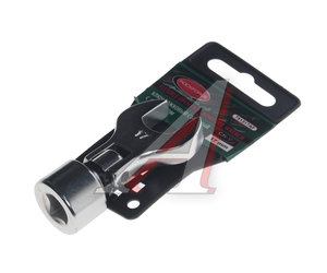 Изображение 2, RF-751317AF Ключ рожковый 17мм 3/8" шарнирный с держателем ROCKFORCE