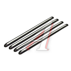 Изображение 1, HJ-103B Накладка бампера 460х25мм черная (4шт.) АВТОСТОП