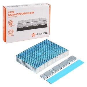 Изображение 1, ATRK187 Грузик балансировочный самоклеющийся тонкий 60г (4х5г-4х10г) (50шт.) AIRLINE
