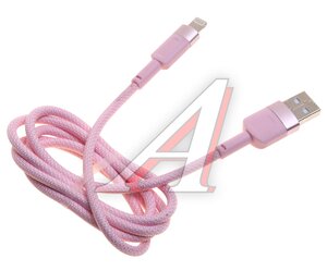 Изображение 2, NB198 pink Кабель iPhone (5-) 1м розовый XO