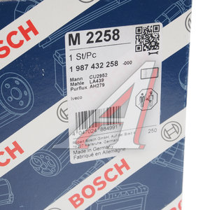 Изображение 4, 1987432258 Фильтр воздушный салона IVECO Daily (06-) BOSCH