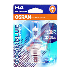 Изображение 2, 64193CBI-01B Лампа 12V H4 60/55W P43t-38 +20% блистер (1шт.) Cool Blue Intense OSRAM