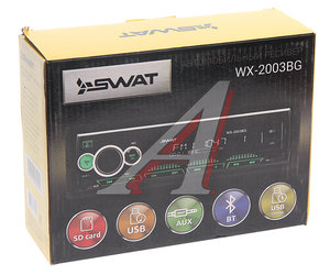 Изображение 4, WX-2003BG Магнитола автомобильная 1DIN SWAT
