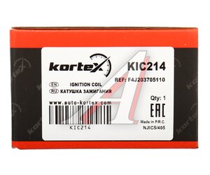 Изображение 5, KIC214 Катушка зажигания CHERY Tiggo 7 KORTEX