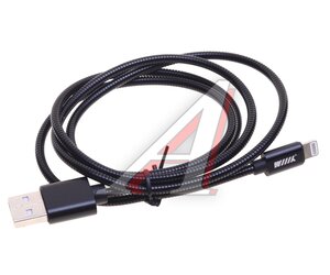 Изображение 1, CB520-U8-10B Кабель iPhone (5-) 2.4A 1м черный WIIIX