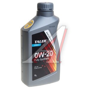 Изображение 1, 700122 Масло моторное PRO SP/GF-6 0W20 синт.1л TALER