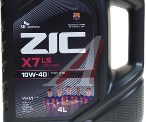 Изображение 2, 162620 Масло моторное X7 LS SN/CF/C3 10W40 синт.4л ZIC