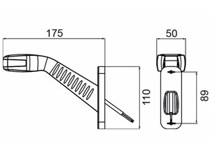 Изображение 4, 370-26-007 Фонарь габаритный красный/белый/желтый светодиодный 12/24V левый MEGAPOWER