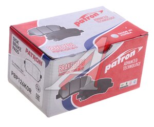 Изображение 4, PBP126KOR Колодки тормозные KIA Carens (06-) задние (4шт.) PATRON
