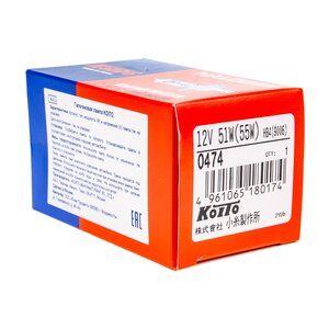 Изображение 4, KO-0474 Лампа 12V HB4(9006) 55W P22d KOITO