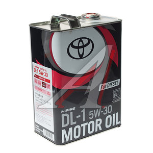 Изображение 1, 888302805 Масло дизельное TOYOTA CASTLE DL-1 5W30 синт.4л OE