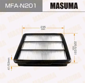 Изображение 2, MFA-N201 Фильтр воздушный INFINITI M45 MASUMA