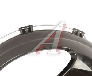 Изображение 3, МК-ПЛ-Л13 Колпак колеса R-22.5 переднего пластик (черный) Лучи ТТ