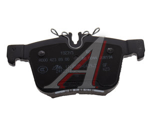 Изображение 4, A0004209403 Колодки тормозные MERCEDES C (W205), GLC (W253)задние (4шт.) ОЕ