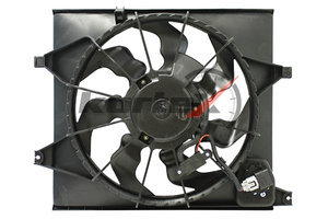 Изображение 1, KFD057 Вентилятор KIA Soul (09-) охлаждения радиатора KORTEX