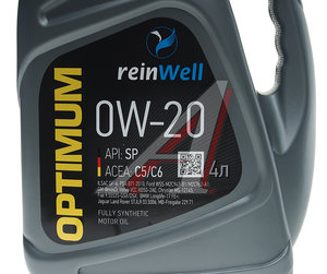 Изображение 2, 4951 Масло моторное С5/С6/SP/GF-6A 0W20 синт.4л REINWELL