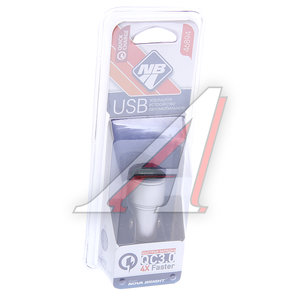 Изображение 1, 46894 Устройство зарядное в прикуриватель 2USB 12V Quick Charge NOVA BRIGHT