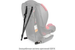 Изображение 10, KRES2063 Автокресло детское 9-25кг (I-II) 1-7лет "marsala" Premium Isofix SMART TRAVEL