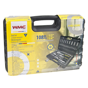 Изображение 4, WMC-41082-5EURO Набор инструментов 108 предметов 1/2",  1/4" WMC TOOLS