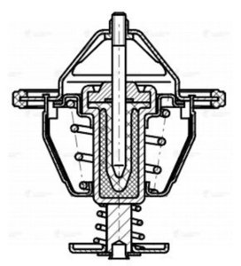 Изображение 4, LT1100 Термостат MITSUBISHI Lancer LUZAR