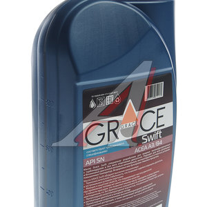 Изображение 2, 4603728812137 Масло моторное SWIFT 5W50 синт.1л GRACE