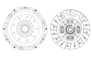 Изображение 3, FR762 Сцепление ЛАДА Vesta, X-Ray, Largus, Iskra (d-215мм) TRIALLI