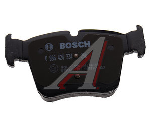 Изображение 5, 0986424334 Колодки тормозные MERCEDES C (W205) передние (4шт.) BOSCH
