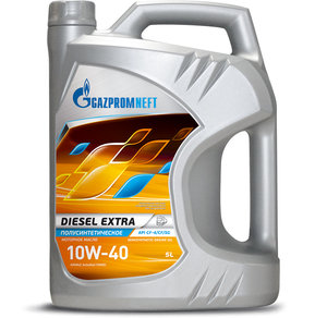 Изображение 1, 0253142111 Масло дизельное DIESEL EXTRA CF-4/SG 10W40 п/синт.5л GAZPROMNEFT