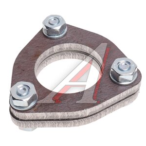 Изображение 2, 51FG3 Фланец выхлопной системы d=51мм 2шт. (прокладка, комплект крепежа) треугольный TRANSMASTER