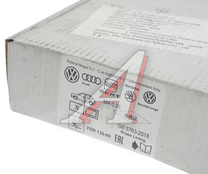 Изображение 2, 3Q0698451F Колодки тормозные AUDI A3 VW Golf (12-) задние OE