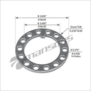 Изображение 1, 780.097 Шайба ROR ступицы стопорная MANSONS