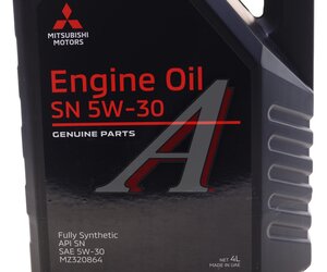 Изображение 3, MZ320864 Масло моторное MITSUBISHI ENGINE OIL 5W30 синт. API SN 4л
