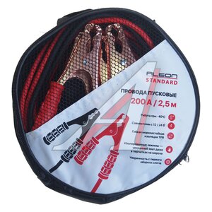 Изображение 2, 10001 Провода для прикуривания 200А 2.5м в сумке Premium ALEON