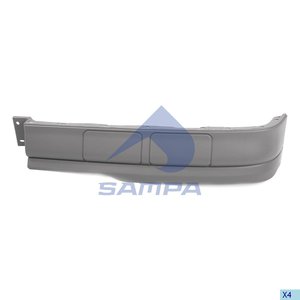 Изображение 2, 18100633 Спойлер бампера MERCEDES Axor 1 vers нижний левый SAMPA