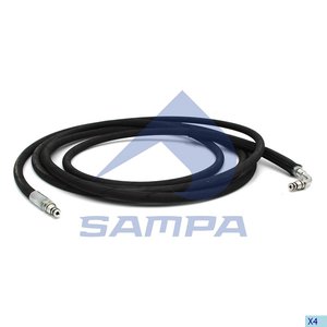 Изображение 2, 043.298 Шланг SCANIA сцепления SAMPA