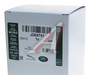 Изображение 3, JDE8751 Фильтр масляный JAGUAR XF (09-) (3.0) OE