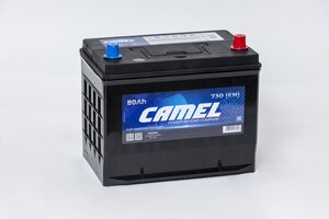 Изображение 2, 6СТ80(0) 105D26L Аккумулятор CAMEL Asia 80А/ч обратная полярность