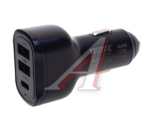 Изображение 2, UCC-5-3-01-QCPD-ANT Устройство зарядное в прикуриватель 3USB 12V WIIIX