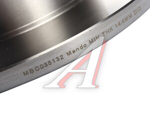 Изображение 4, MBC035132 Диск тормозной MERCEDES G (W460, W461, W463) передний (1шт.) MANDO