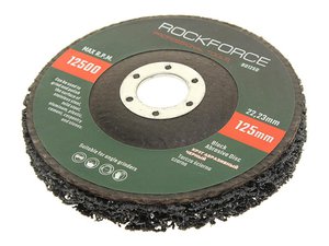 Изображение 1, RF-BD125D Круг абразивный 125х22мм обдирочный на фибровой основе в блистере ROCKFORCE