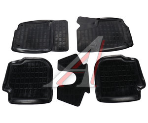 Изображение 2, ADRAVG002.1 Коврик салона VW Polo седан (20-) резина черный (4 предм.) AVTODRIVER