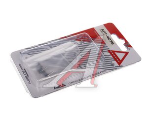 Изображение 1, APT-4075 Клемма-втулка металлическая 0.75 кв.мм черная (10шт.) AURA