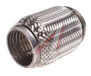 Изображение 1, VTL55120 IL Гофра глушителя 55x120 трехслойная interlock нержавеющая сталь МЗГС