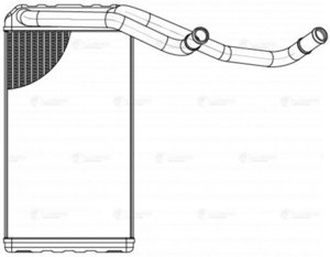 Изображение 3, LRH3001 Радиатор отопителя GREAT WALL LUZAR