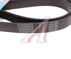 Изображение 2, 611600060038 Ремень приводной поликлиновой 8PK1464 SHACMAN SHAANXI генератора WEICHAI